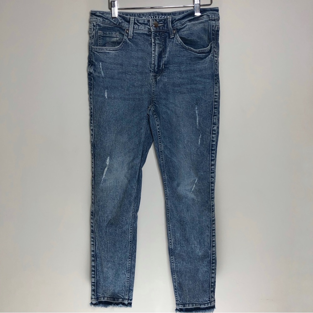 Bootlegger Mid Skinny Jeans